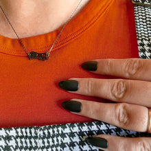 Load image into Gallery viewer, Boo Spider Web Necklace