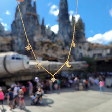 Load image into Gallery viewer, Bright Suns Rising Moons Necklace