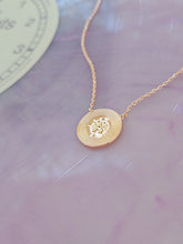 Load image into Gallery viewer, Midnight Vinyl Record Necklace