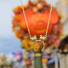 Load image into Gallery viewer, Pumpkin Ear Headband Necklace