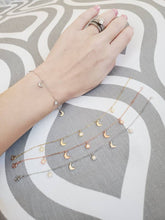 Load image into Gallery viewer, Bright Suns Rising Moons Interchangeable Bracelet / Anklet