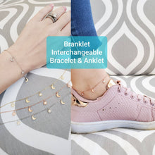 Load image into Gallery viewer, Bright Suns Rising Moons Interchangeable Bracelet / Anklet