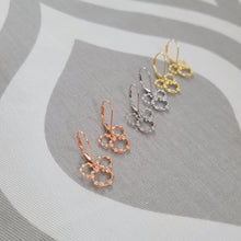 Load image into Gallery viewer, Flower Wreath Drop Earrings