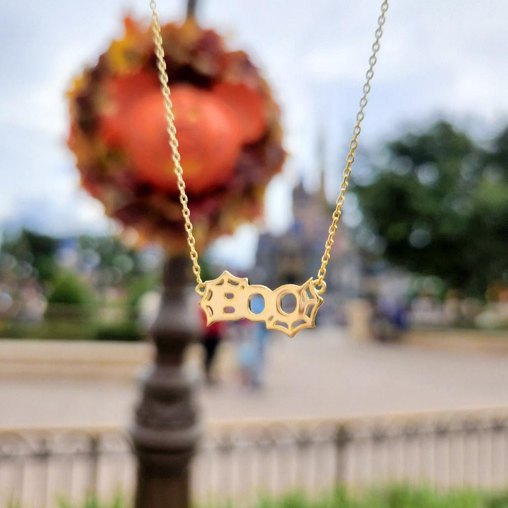 Boo Spider Web Necklace