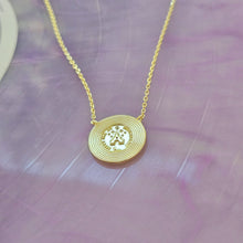 Load image into Gallery viewer, Midnight Vinyl Record Necklace
