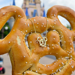 Salted Pretzel Necklace