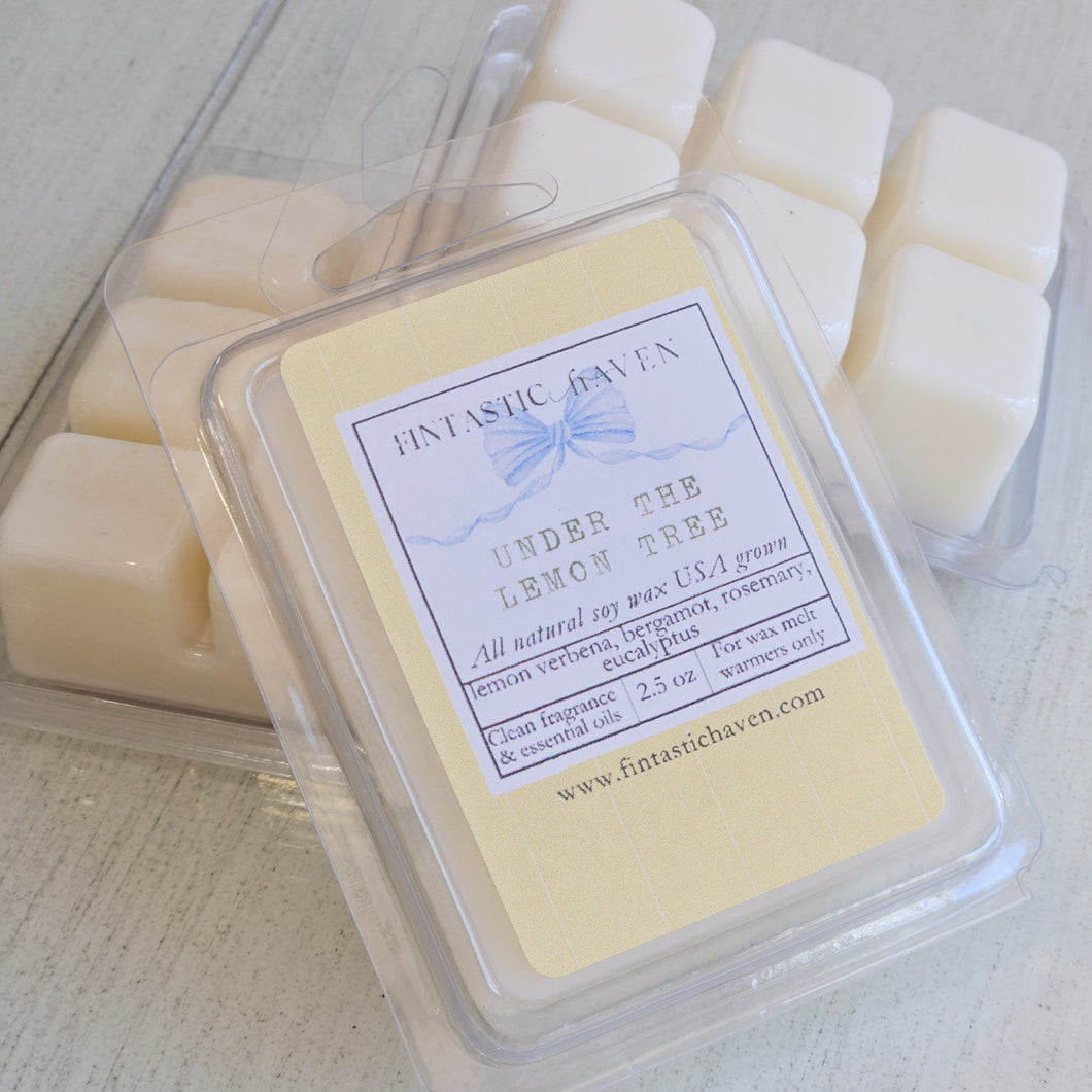 Under the Lemon Tree Wax Melt: Lemon Verbena, Bergamot, Rosemary & Eucalyptus