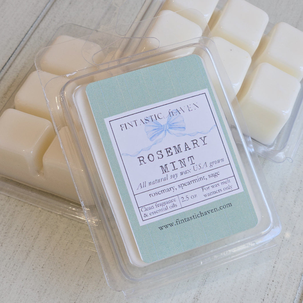 Rosemary Mint Wax Melt: Rosemary, Spearmint & Sage