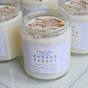 French Bakery Candle: Almond, vanilla, orange