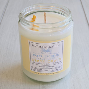 Where Troubles Melt Like Lemon Drops Candle: Lemon Verbena