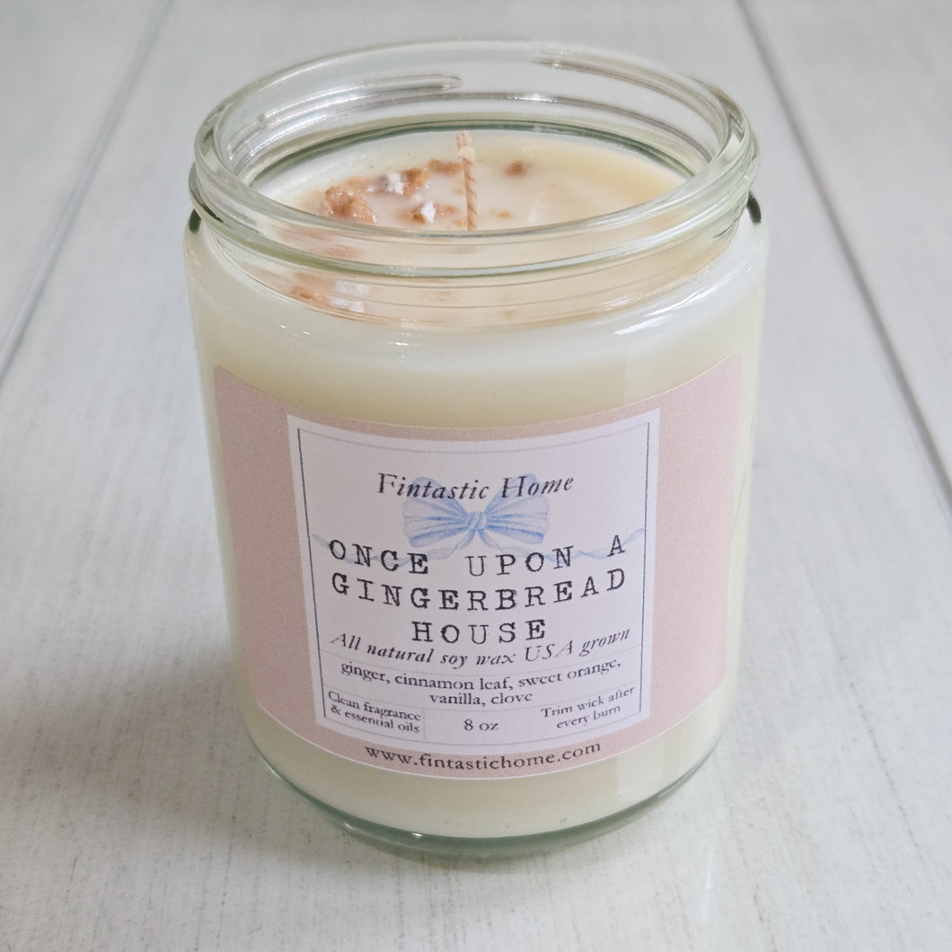 Once Upon a Gingerbread House Candle